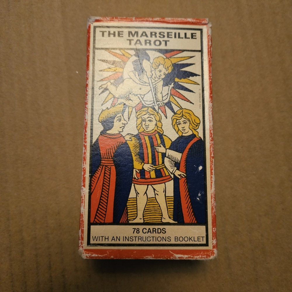 The MARSEILLE Tarot Cards GRIMAUD 1982 Vintage Made In FRANCE